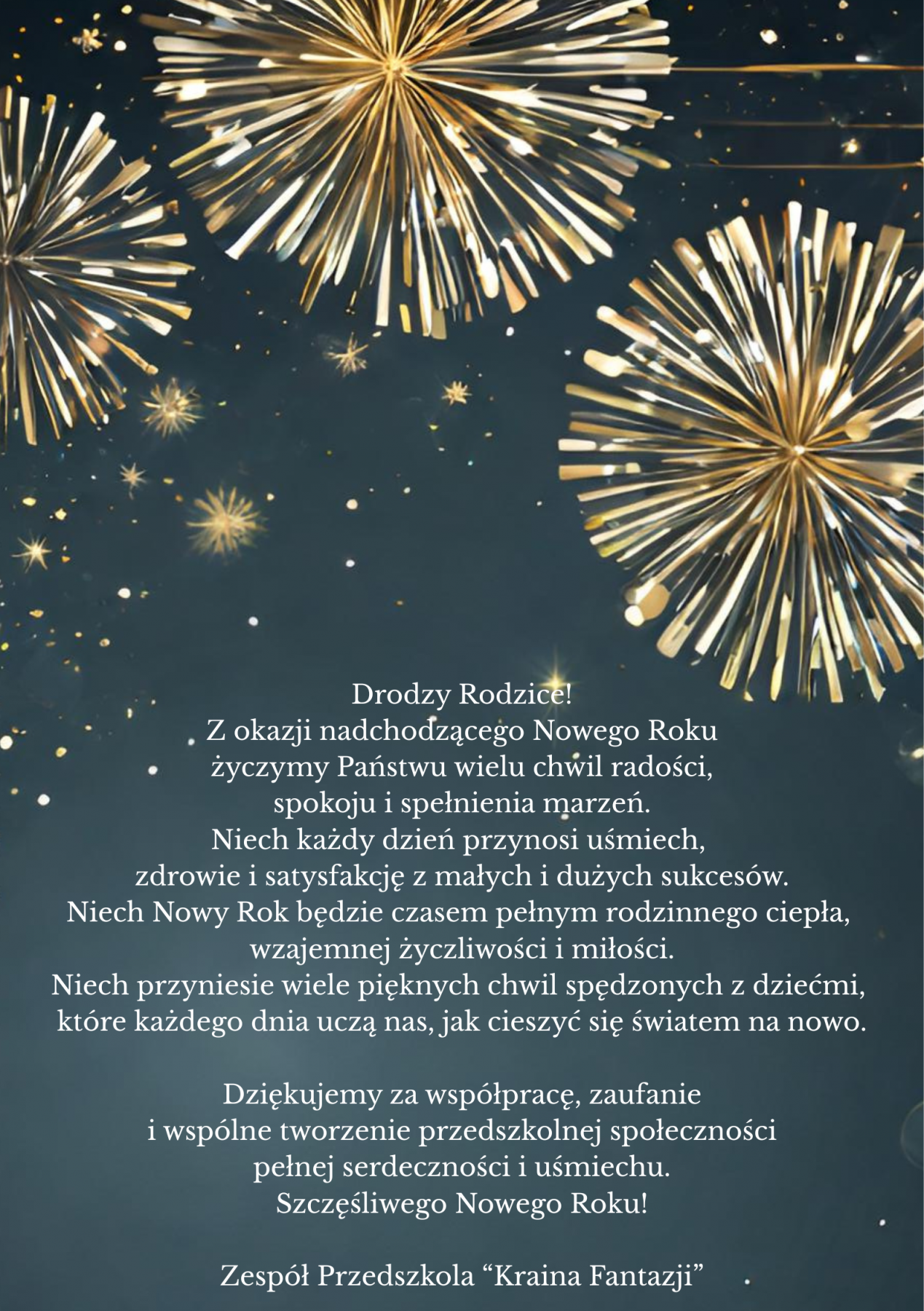 Wszystkiego najpiękniejszego w Nowym 2026 roku !